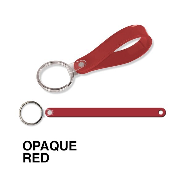 Short Loop Soft Vinyl Key Tag