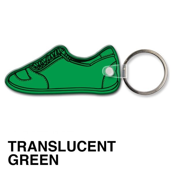Running Shoe Soft Vinyl Key Tag