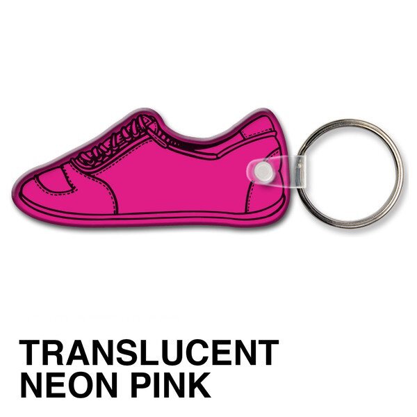 Running Shoe Soft Vinyl Key Tag