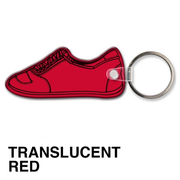 Running Shoe Soft Vinyl Key Tag