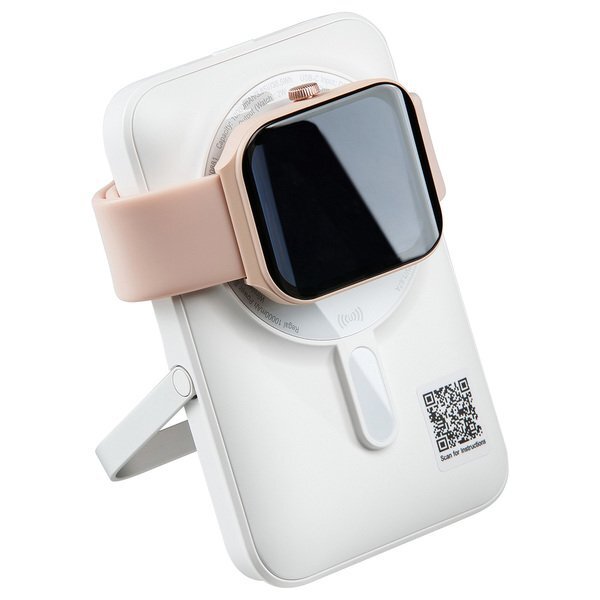 Regal 20W PD Power Bank w/ 15W Magnetic Wireless Charger, Watch Charger & Phone Stand, 10000mAh