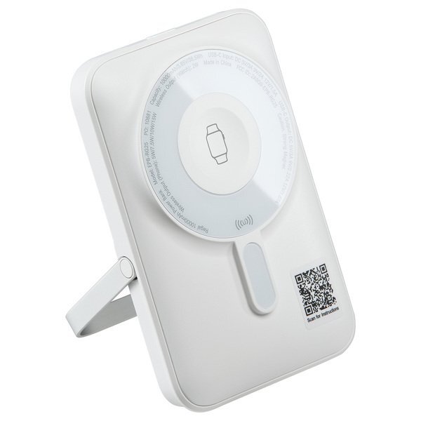 Regal 20W PD Power Bank w/ 15W Magnetic Wireless Charger, Watch Charger & Phone Stand, 10000mAh