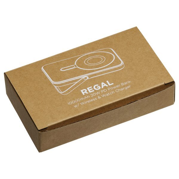 Regal 20W PD Power Bank w/ 15W Magnetic Wireless Charger, Watch Charger & Phone Stand, 10000mAh