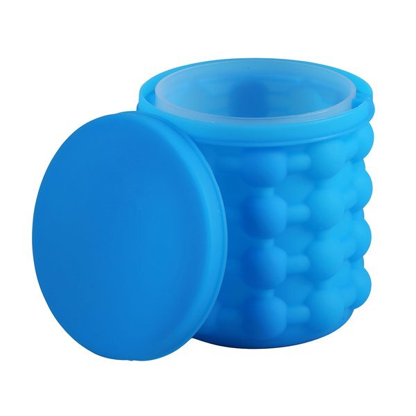 Silicone Ice Cube Maker & Bucket