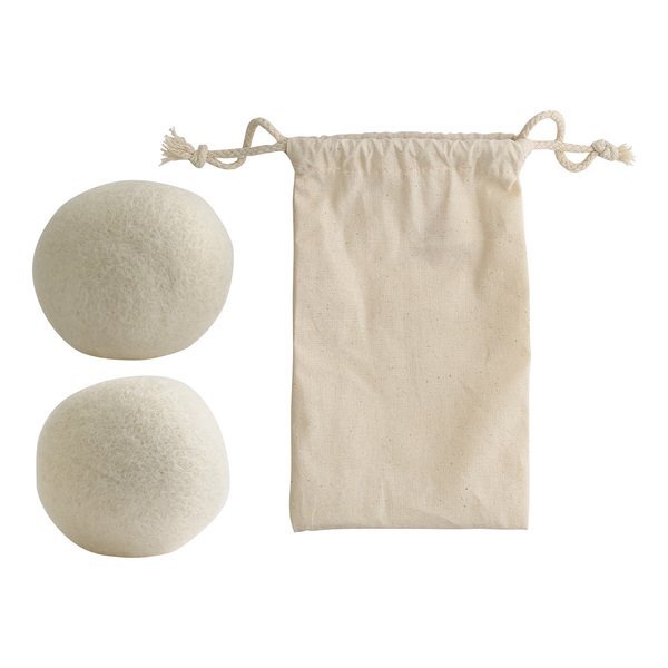 Toss 'N Dry 2-Piece Reusable Dryer Balls in Cotton Pouch