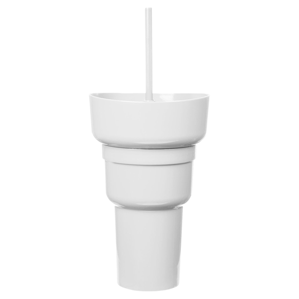 Team 365 1L Recycled PP Stadium Tumbler With Snack Bowl