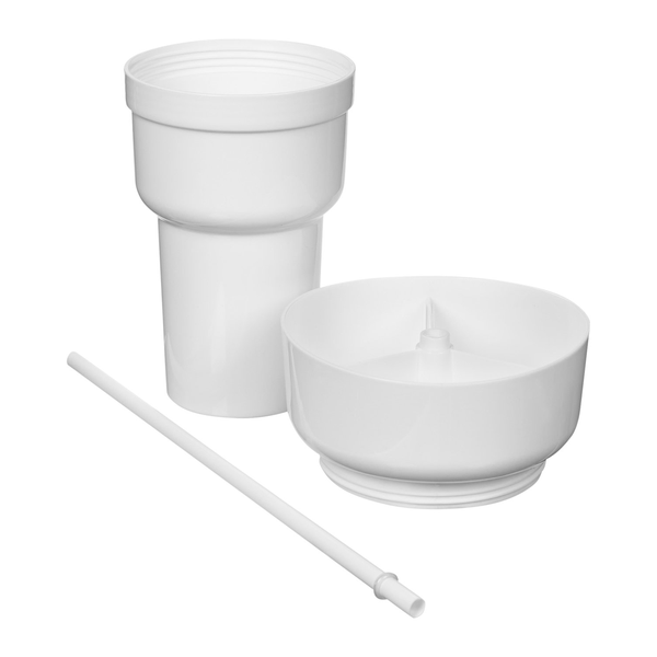 Team 365 1L Recycled PP Stadium Tumbler With Snack Bowl