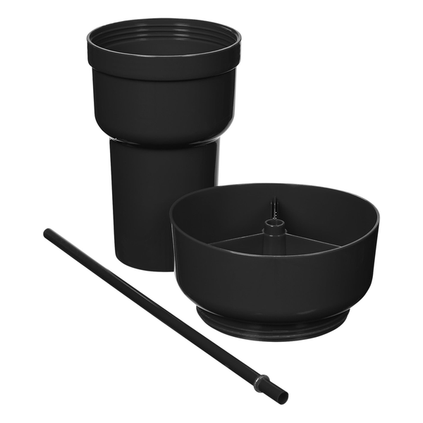 Team 365 1L Recycled PP Stadium Tumbler With Snack Bowl