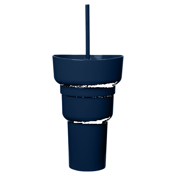 Team 365 1L Recycled PP Stadium Tumbler With Snack Bowl