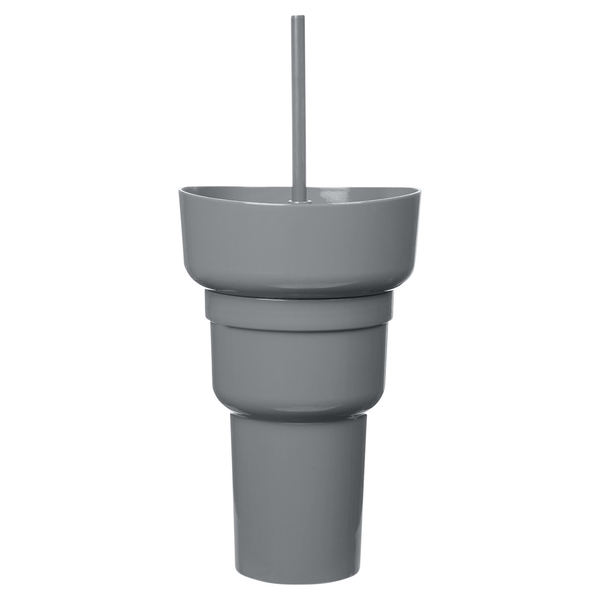 Team 365 1L Recycled PP Stadium Tumbler With Snack Bowl