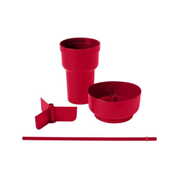 Team 365 1L Recycled PP Stadium Tumbler With Snack Bowl