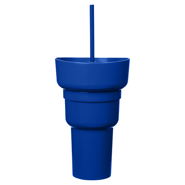 Team 365 1L Recycled PP Stadium Tumbler With Snack Bowl