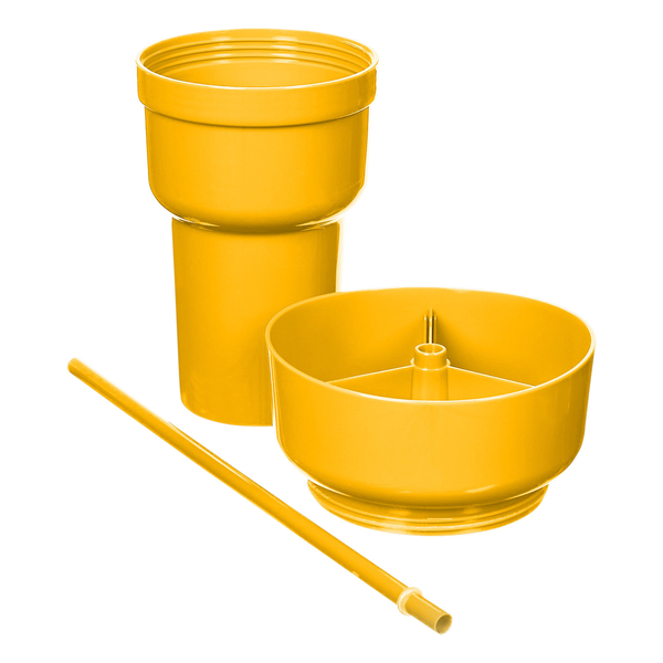 Team 365 1L Recycled PP Stadium Tumbler With Snack Bowl