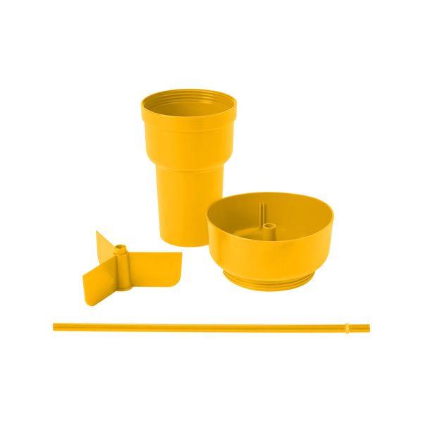 Team 365 1L Recycled PP Stadium Tumbler With Snack Bowl