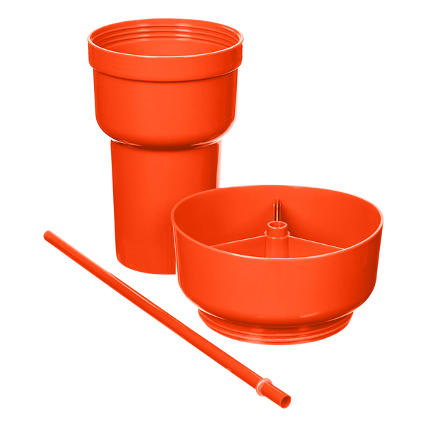 Team 365 1L Recycled PP Stadium Tumbler With Snack Bowl