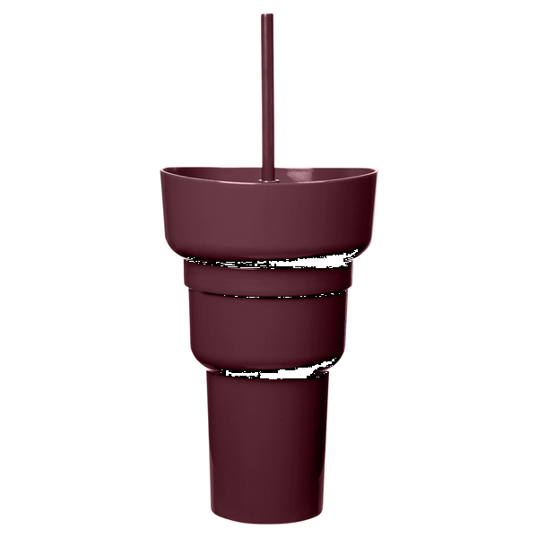 Team 365 1L Recycled PP Stadium Tumbler With Snack Bowl