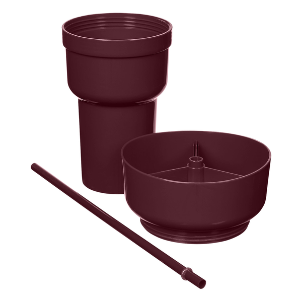 Team 365 1L Recycled PP Stadium Tumbler With Snack Bowl