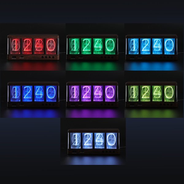 Vintage Alarm Clock w/ Analog-Like Display