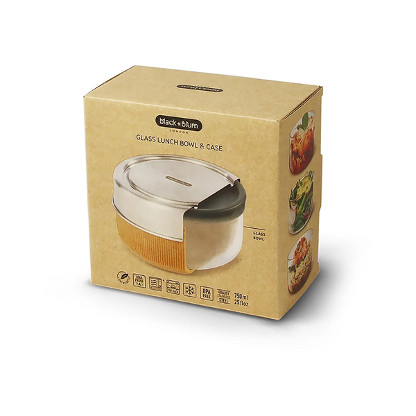 Black+Blum Glass Lunch Box Bowl, 25 oz.