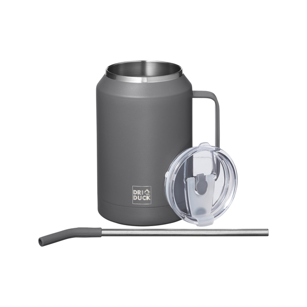 Dri Duck Maverick Insulated Stainless Steel Mug With Straw, 32 oz.