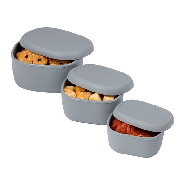 Zili Silicone Storage Containers, Set of 3