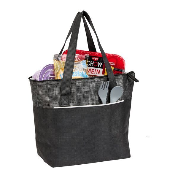 Mist Recycled 9-Can Non-Woven Tote Cooler