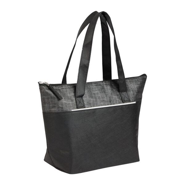 Mist Recycled 9-Can Non-Woven Tote Cooler