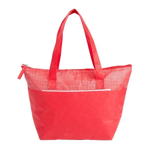 Mist Recycled 9-Can Non-Woven Tote Cooler