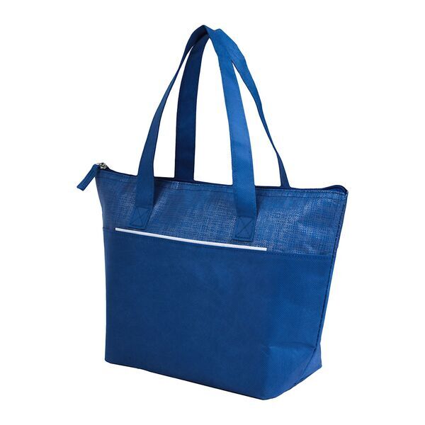 Mist Recycled 9-Can Non-Woven Tote Cooler