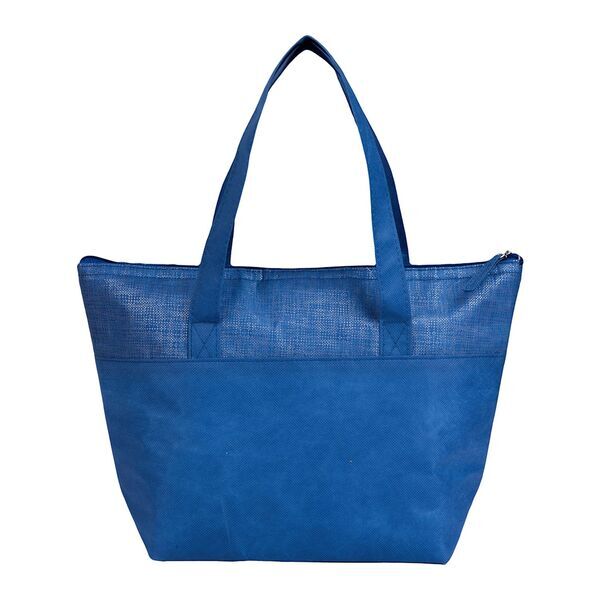Mist Recycled 9-Can Non-Woven Tote Cooler