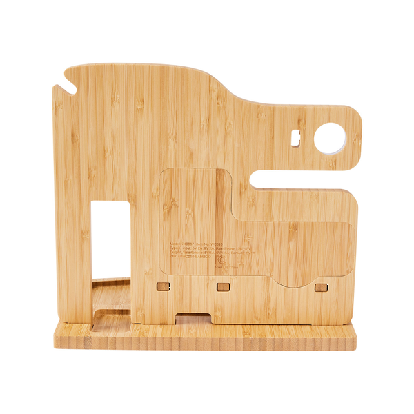 Portia Bamboo Charging Valet Station