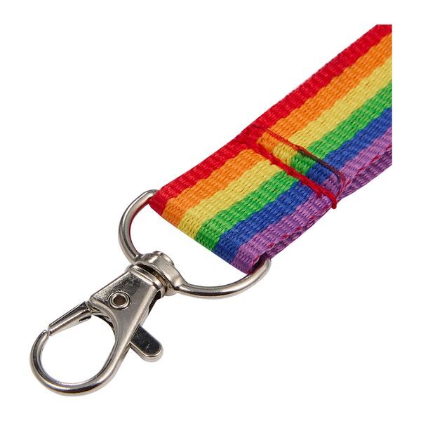 Rainbow Recycled Wrist Lanyard