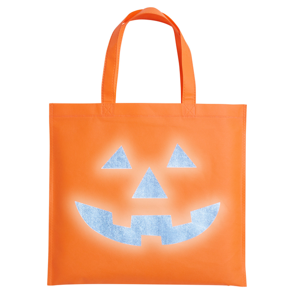 Halloween Pumpkin Reflective Tote Bag