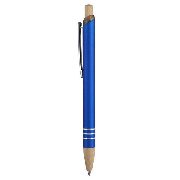 Venosa Velvet-Touch Aluminum Pen w/ Bamboo Accents