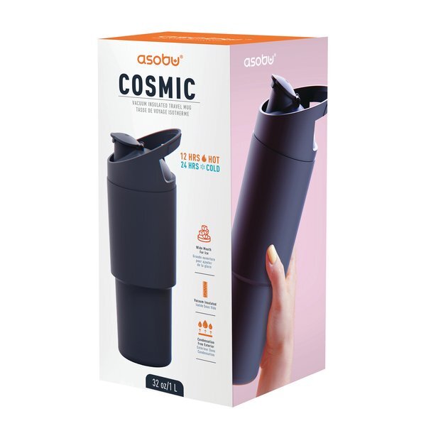 Asobu® Cosmic Double Wall Stainless Steel Bottle, 32 oz.