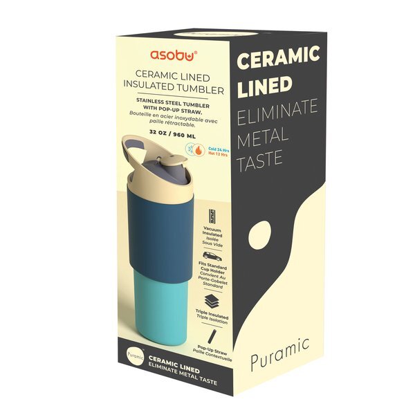 Asobu® Cosmic Double Wall Stainless Steel Bottle, 32 oz.