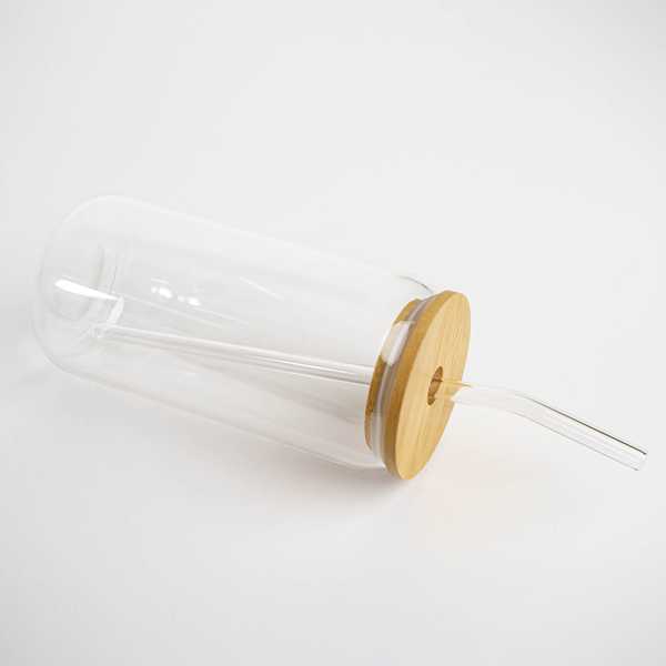 Asobu® Glass Straw Water Bottle, 16 oz.