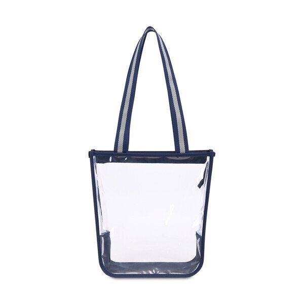 Sigma Clear Polyester Zippered Tote