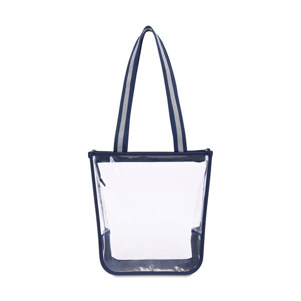 Sigma Clear Polyester Zippered Tote