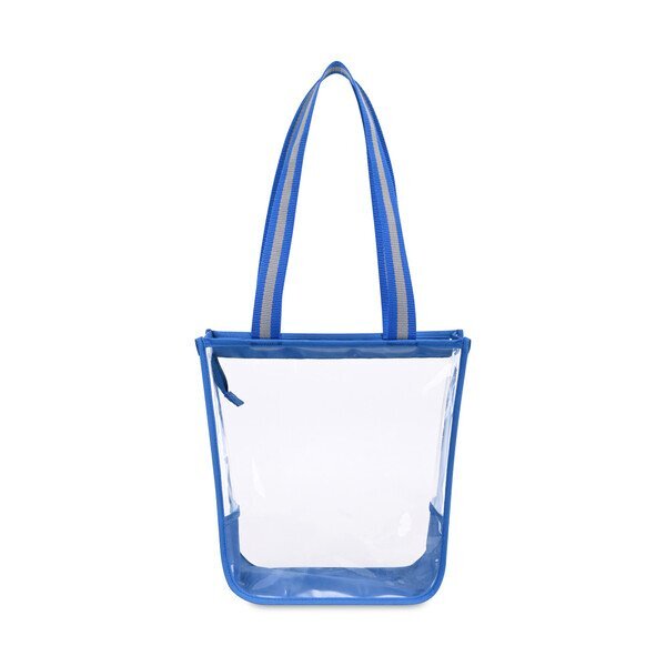 Sigma Clear Polyester Zippered Tote