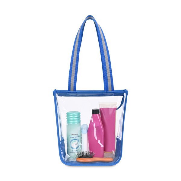 Sigma Clear Polyester Zippered Tote