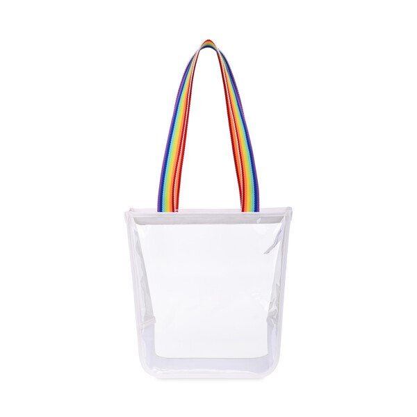 Sigma Clear Polyester Zippered Tote