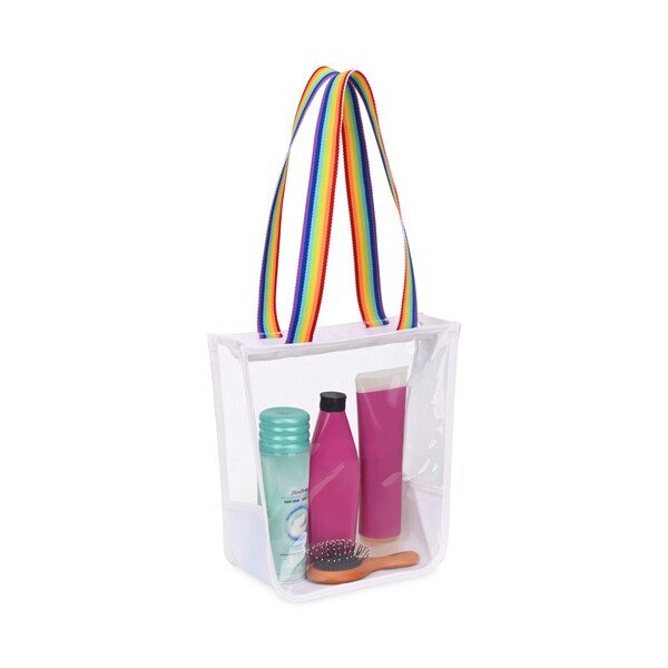 Sigma Clear Polyester Zippered Tote