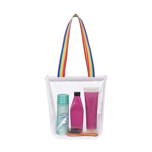 Sigma Clear Polyester Zippered Tote