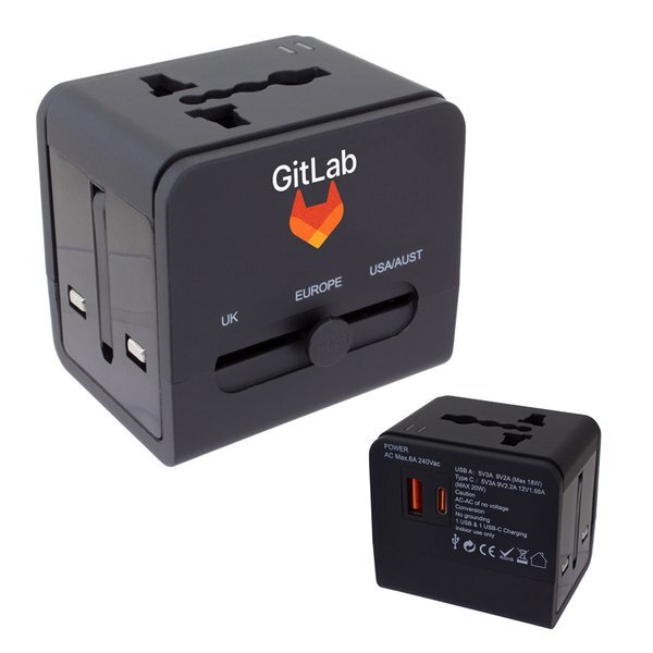 Universal 20W Travel Adapter w/ Type-C
