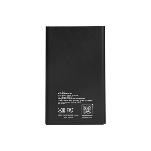 UL Listed Slim Power Bank 2.0, 4000mAh