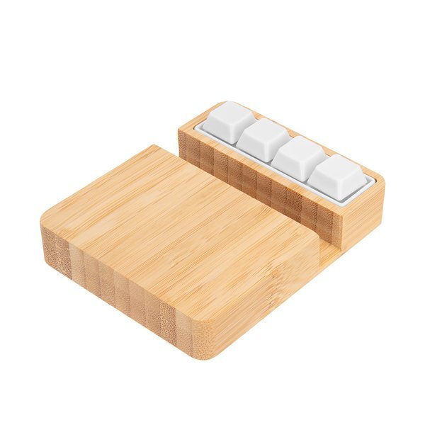 Bamboo Stress Relief Wireless Charger & Phone Stand