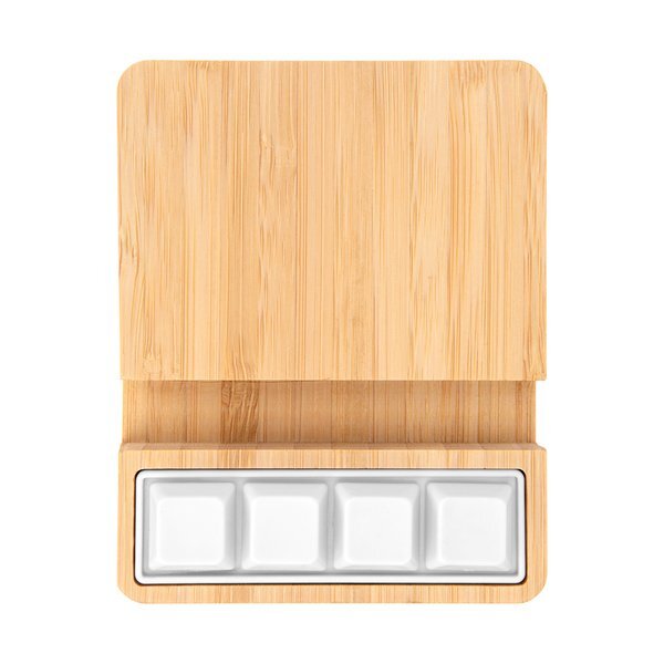 Bamboo Stress Relief Wireless Charger & Phone Stand