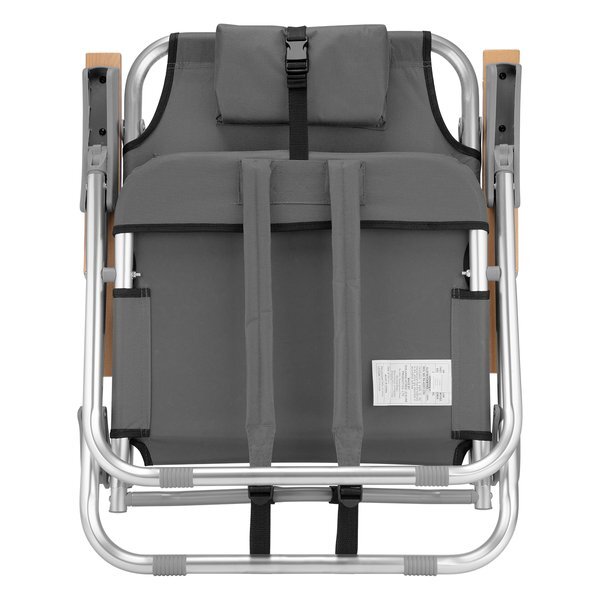 Portable Reclining Polyester Beach Chair