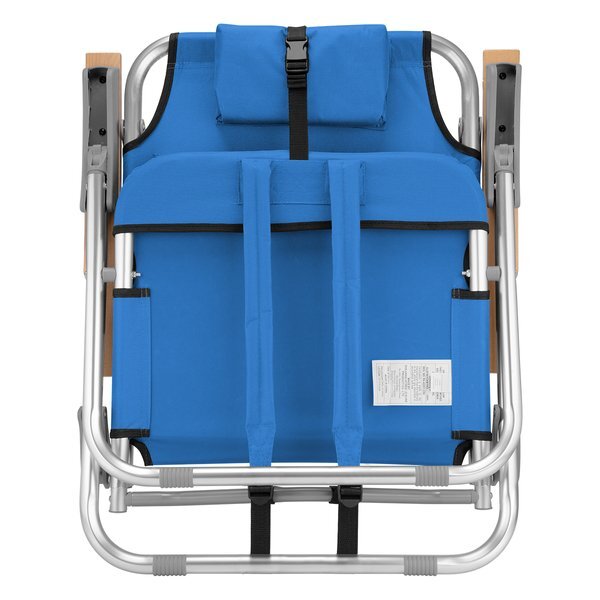 Portable Reclining Polyester Beach Chair